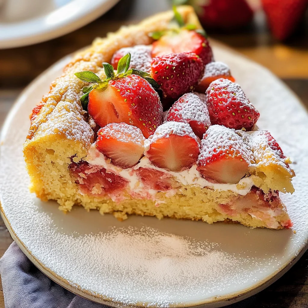 The BEST French Strawberry Cake