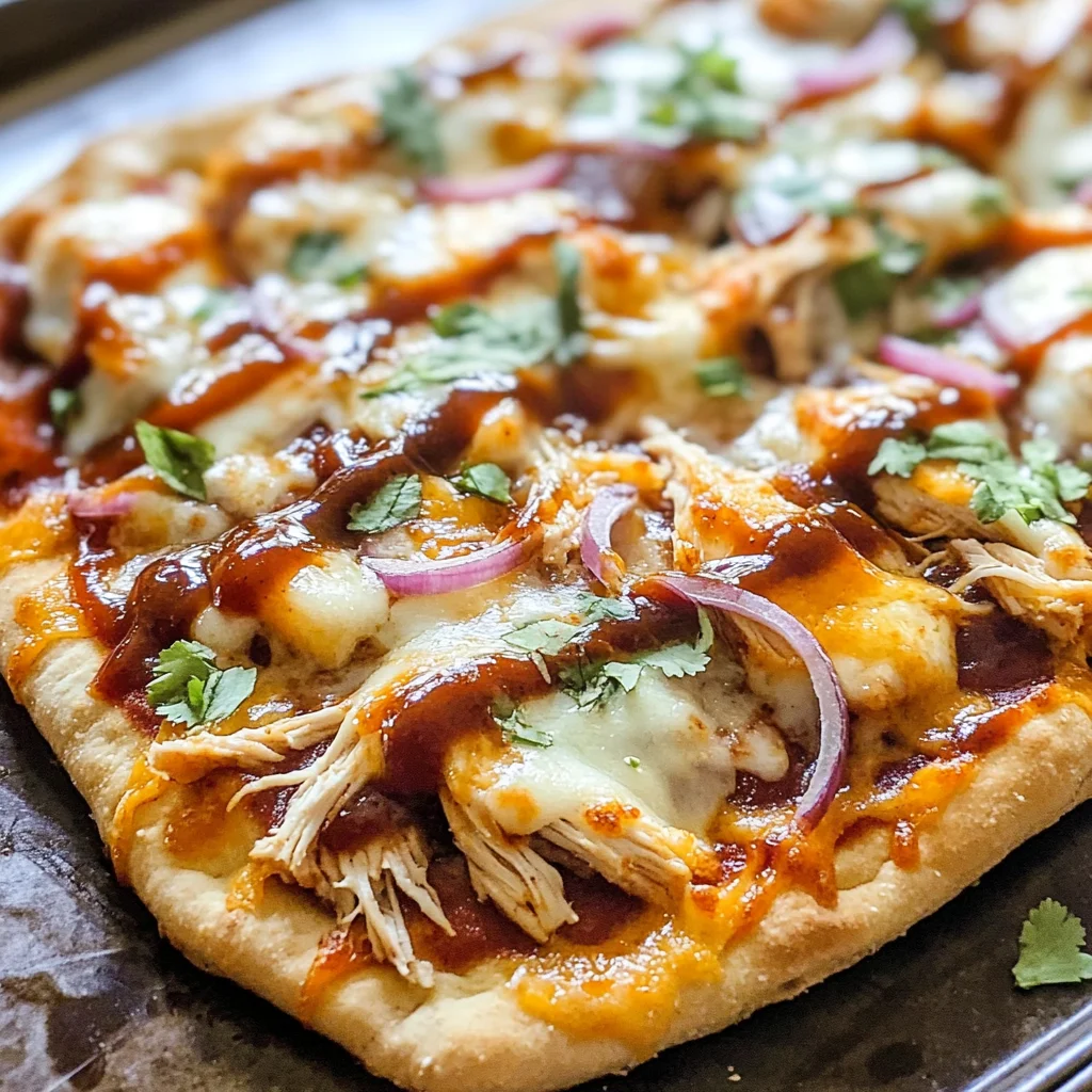 BBQ Chicken Flatbread