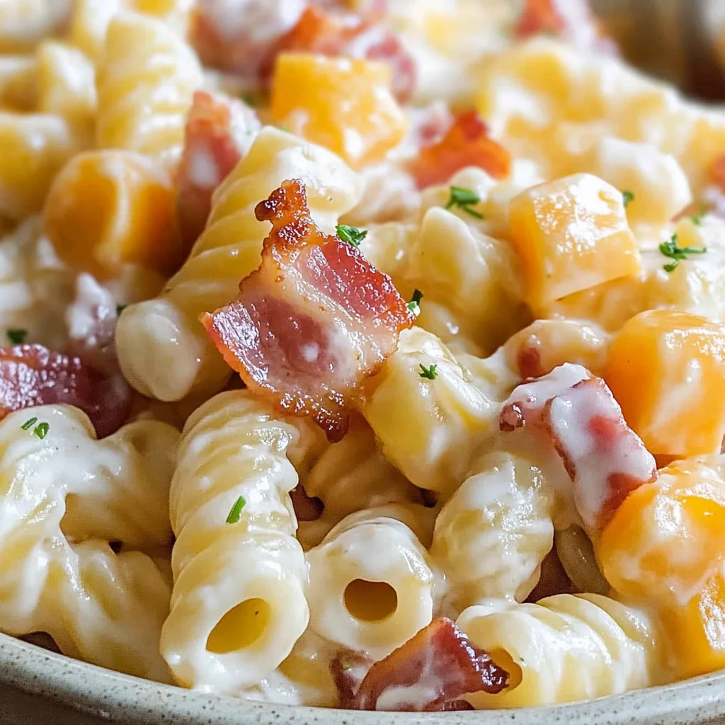 Bacon Ranch Pasta Salad (with Video)