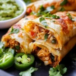 Baked Chicken Chimichangas