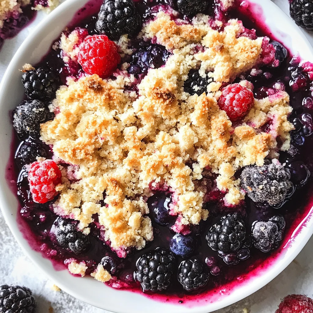 Berry Cobbler with Cake Mix