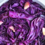 Braised red cabbage