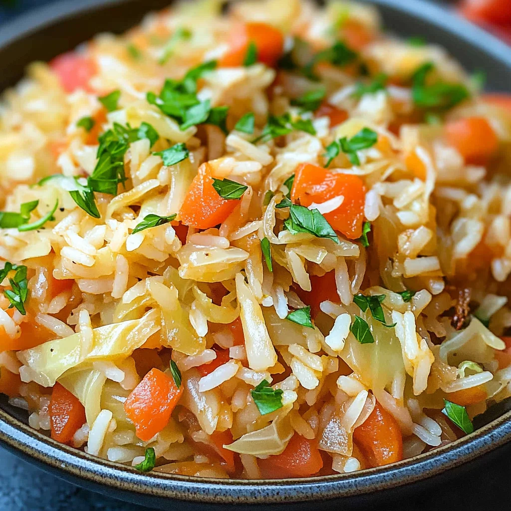 Cabbage and Rice