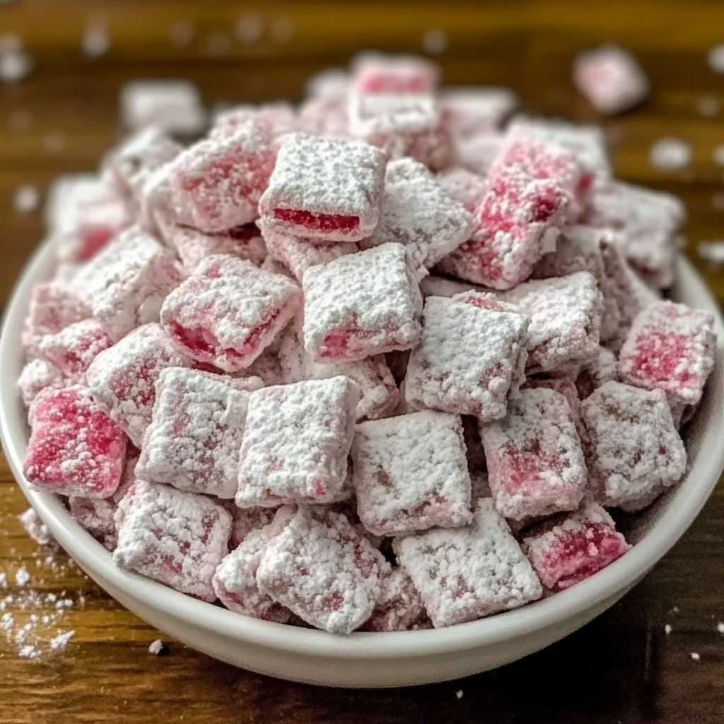Cherry Cheesecake Puppy Chow