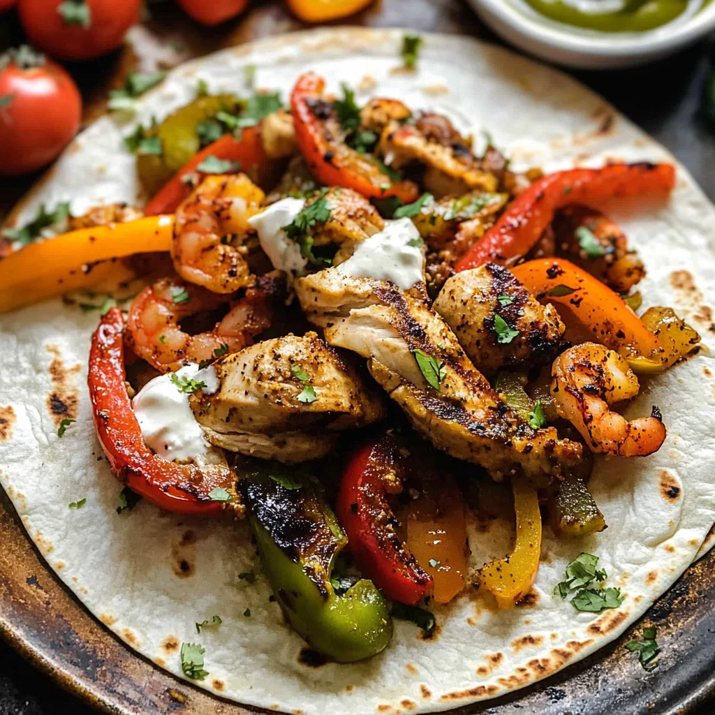Chicken, Steak, or Shrimp Fajitas