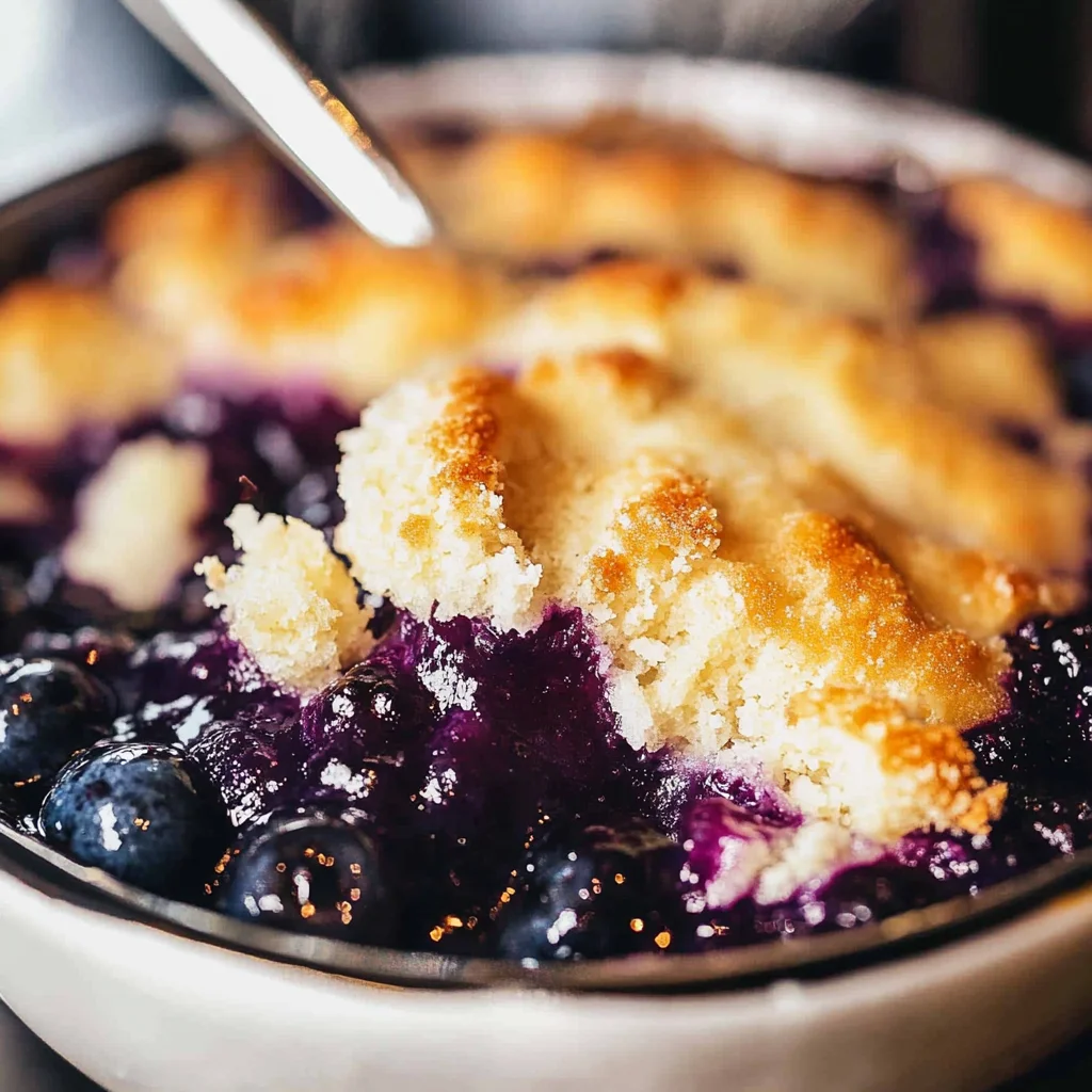 Easy Blueberry Cobbler