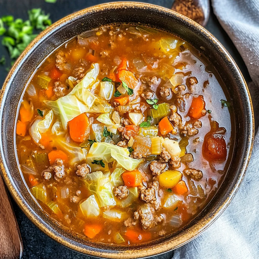 Easy Cabbage Roll Soup