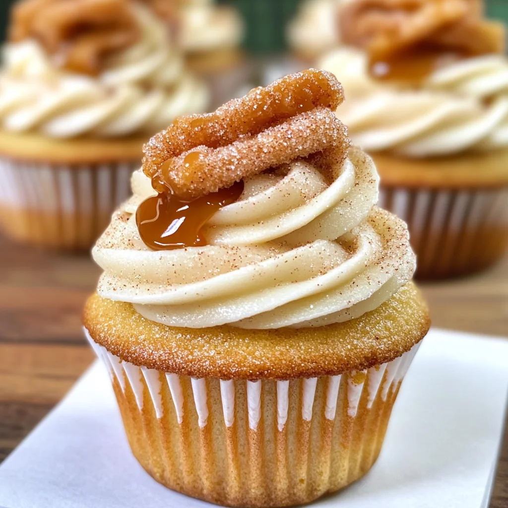Easy Churro Cupcakes Recipe