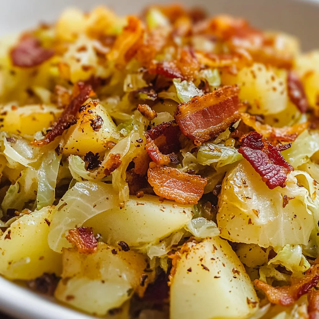 Fried Cabbage & Potatoes