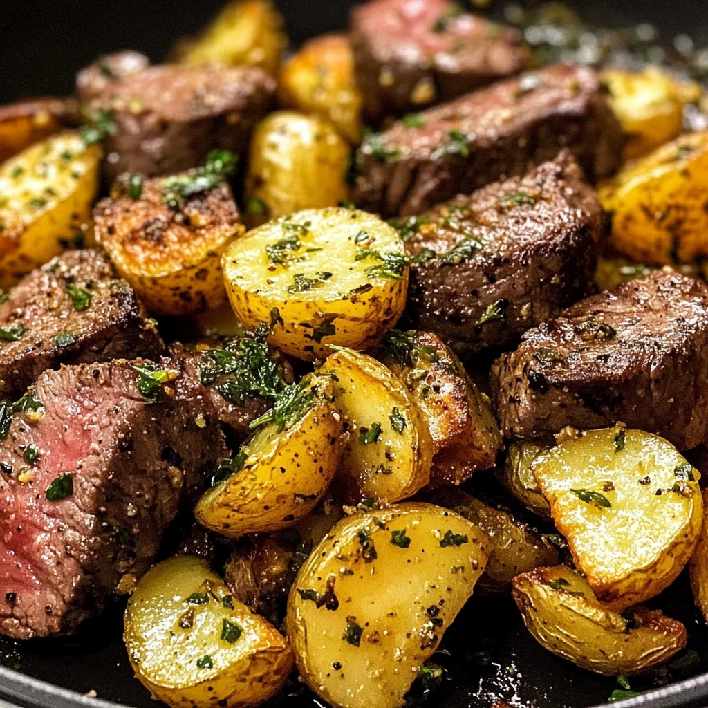 Garlic Butter Steak Bites Recipe