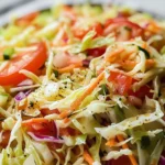 Greek Cabbage Salad - Lahanosalata (vinegar coleslaw)