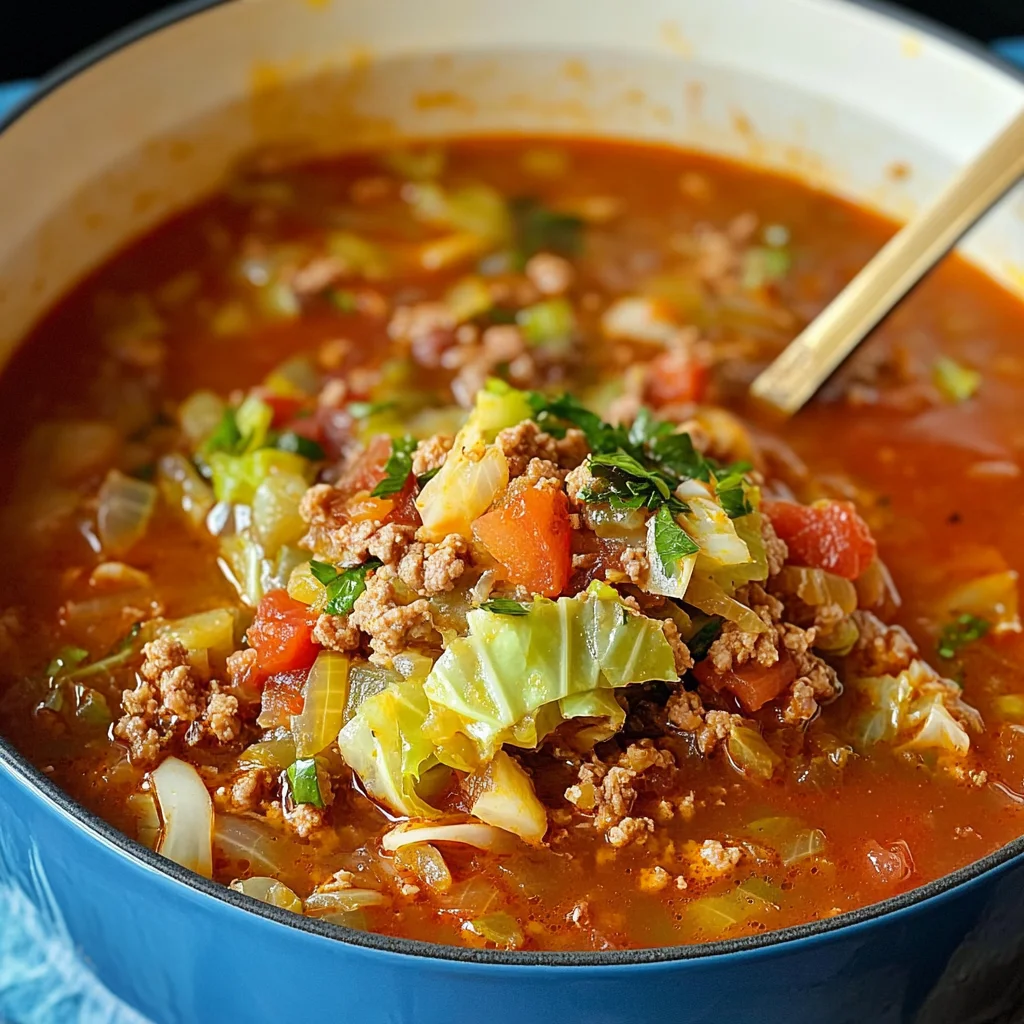 Keto Cabbage Soup Recipe