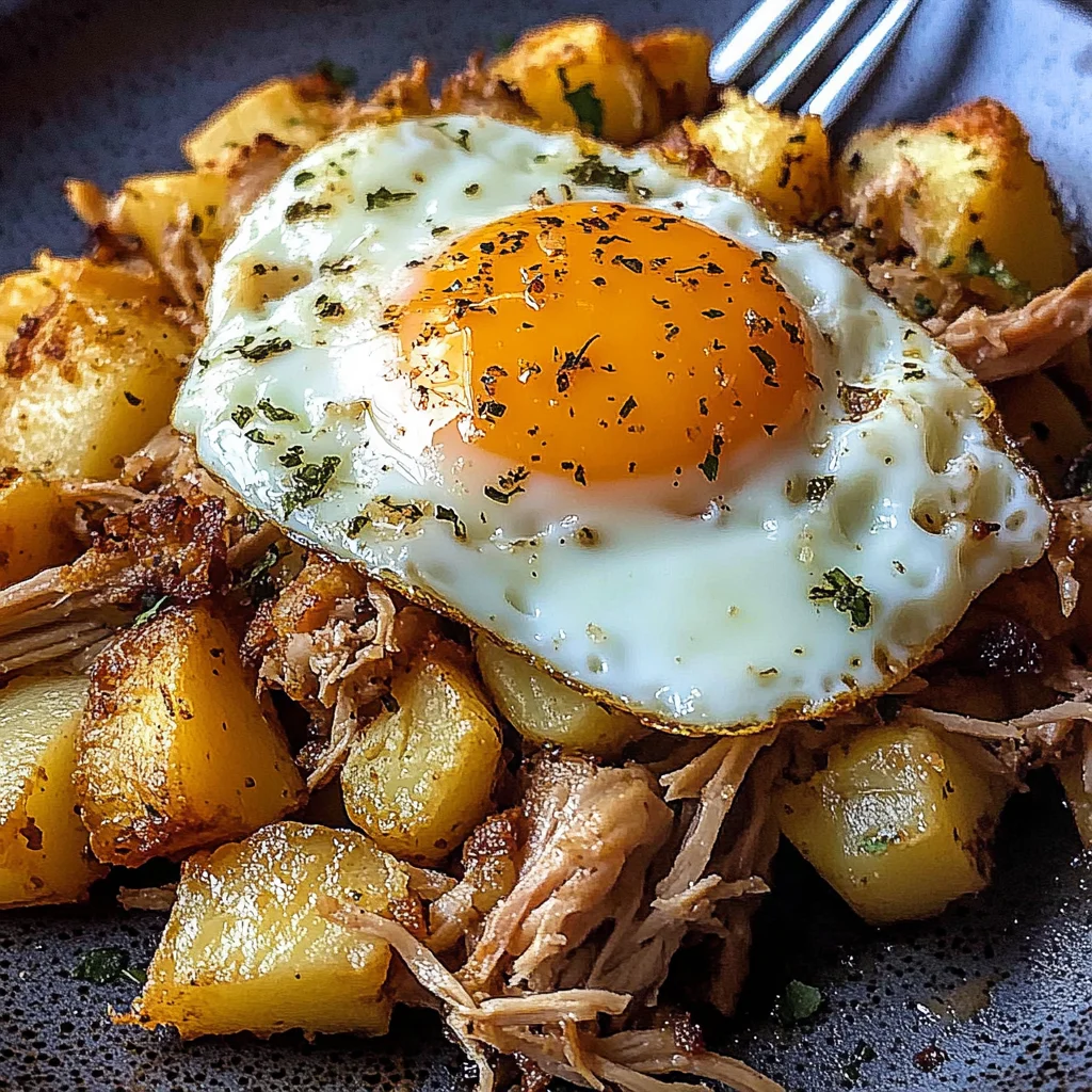 Pulled Pork Breakfast Hash Recipe