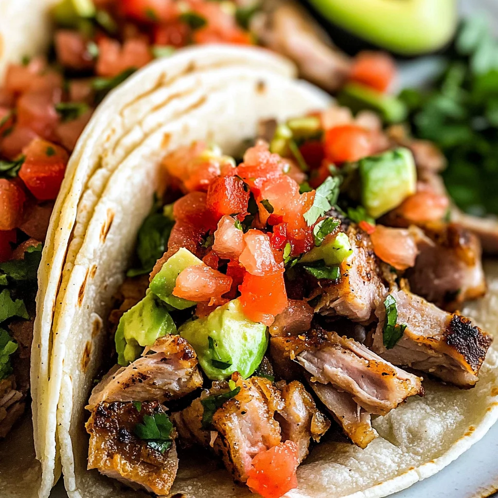 Quick Pork Carnitas Tacos