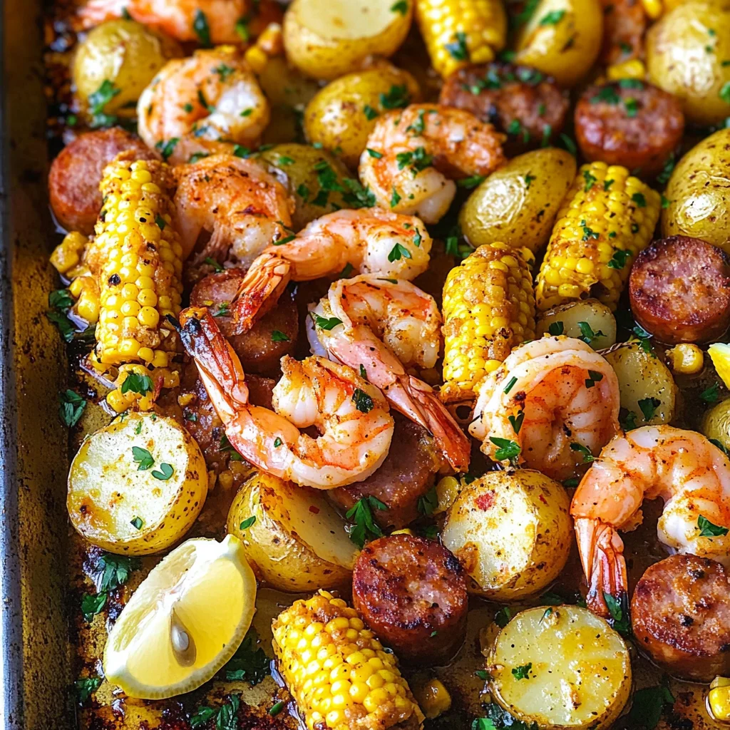 Sheet Pan Shrimp Boil