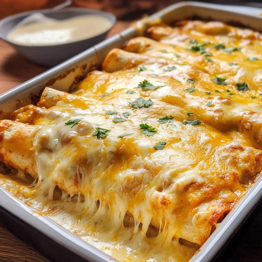 Sour Cream Chicken Enchiladas Recipe