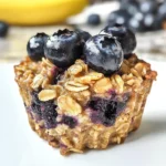 Blueberry Banana Beaked Oatmeal Cups
