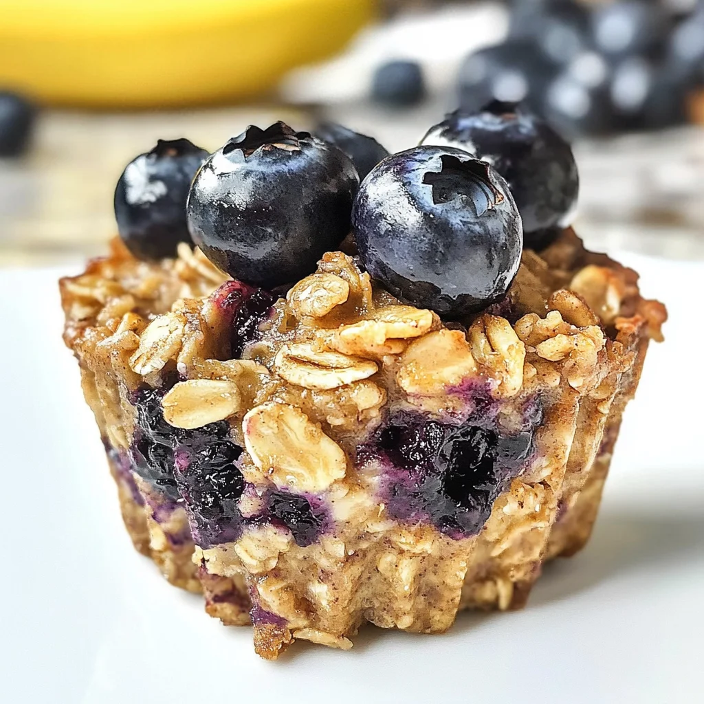 Blueberry Banana Beaked Oatmeal Cups