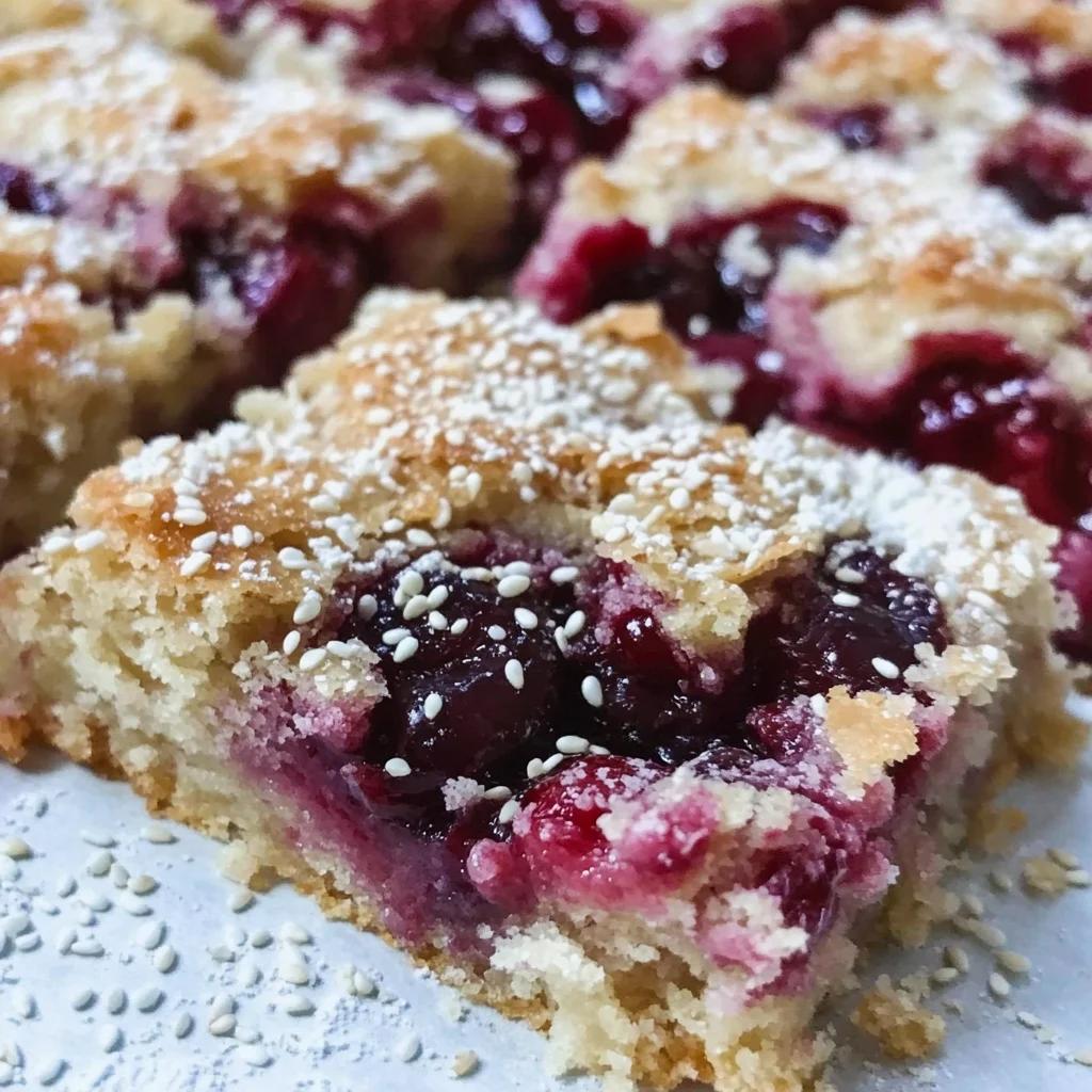 Easy Cherry Bars