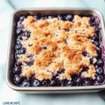 Low Carb Blueberry Dump Cake