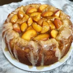 Peach Cobbler Cream Cheese Pound Cake recipe